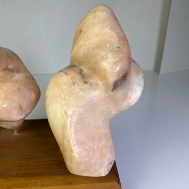 Very beautiful marble sculpture This sculpture is made of two pieces and a base The marble pieces can be changed around...