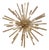 Trihedral Smoke Ceiling Lamp, 1950s For Sale