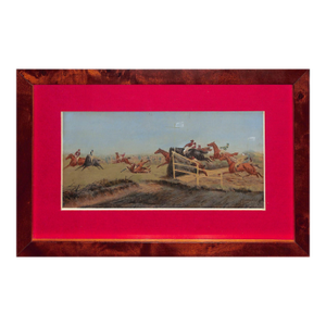 Late 20th Century English Steeplechase Reproduction Print