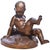 Bronze Sculpture of Child with Teddy Bear and Grasshopper by Pietro Piraino, 1940s For Sale - Image 6 of 6