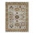 8x10 Gray Hand-Knotted Wool Botanical Accent Border Geometric Modern Carpet Rug For Sale