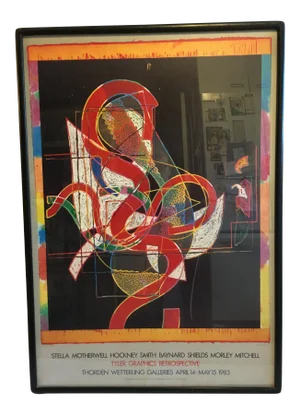 1983 Frank Stella Poster “Pergusa Three”, Framed
