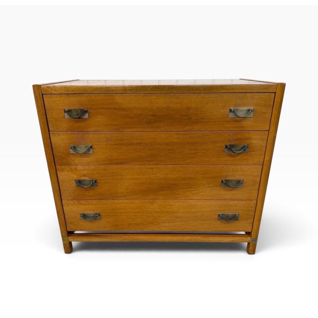 Hickory Manufacturing Company Mid-Century Modern Hickory Walnut Bachelor Chests - Set of 2 For Sale - Image 4 of 8