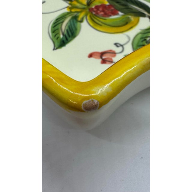 1990s M.O.D. Deruta “Frutta Mista” Antipasto Set - 7 Piece For Sale - Image 12 of 12