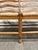 Vintage Country French Double Seat Ladder Back Rush Seat Bench Loveseat Settee For Sale - Image 13 of 16
