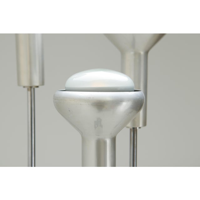 Metal Model 1073/3 Floor Lamps by Gino Sarfatti for Arteluce, 1950s, Set of 3 For Sale - Image 7 of 12
