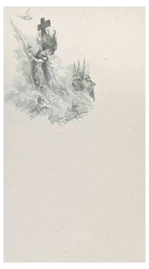 Hégésippe Moreau, Resurrection, Lithograph, 1838