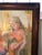Light Pink Large Picasso Style Mid-Century Modern Oil on Board of Women For Sale - Image 8 of 13