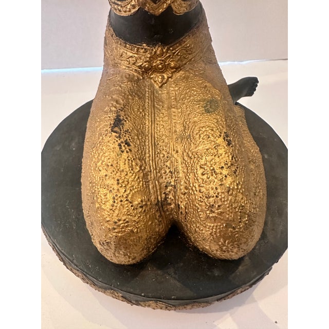Metal 1970s Kneeling Female Sculpture For Sale - Image 7 of 9