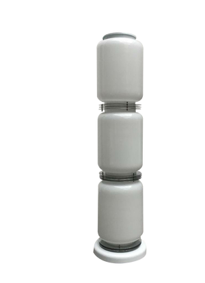Mid-Century Italian Space Age Glass Floor Lamp, 1960s