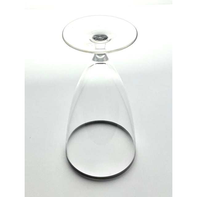 1960s Mid-Century Vintage Minimalist 8 Silver Rim Iced Tea Glasses For Sale In Dallas - Image 6 of 6