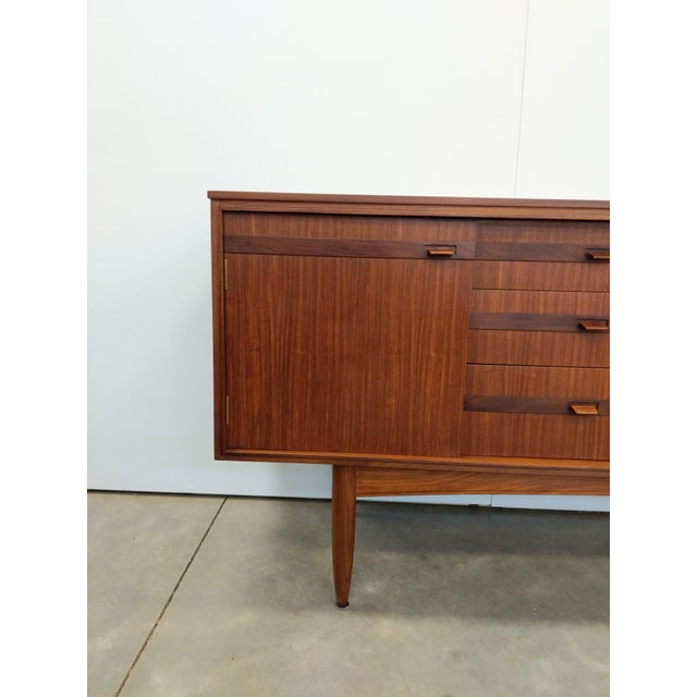 Vintage Mid Century Modern Teak Credenza by White & Newton, Attributed For Sale - Image 9 of 9