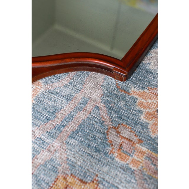 Vintage Federal Style Shield Mirror, 1930s For Sale - Image 9 of 12