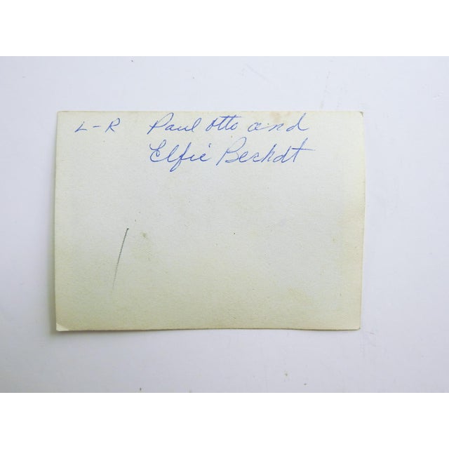 Art Deco Early 20th Century Snapshot Photograph Two Guys Goofing Off For Sale - Image 3 of 3