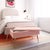 Ziva Blush Velvet Storage Bench For Sale In Los Angeles - Image 6 of 7