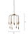 Modern Jamie Young Cascade Aluminum Pendant For Sale - Image 3 of 5