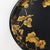 Black Antique 19th Century Paper Mache Oval Tray - Black Lacquer With Hand Painted Gold Gilt Ivy Design For Sale - Image 8 of 14