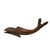 Mexican 1970s Hand Carved Ironwood Whale or Dolphin Marine Animal Large 18” For Sale - Image 3 of 13