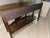 Brown Vintage Drexel 3-Drawer Console Table / Buffet Server With Cane Shelf For Sale - Image 8 of 11