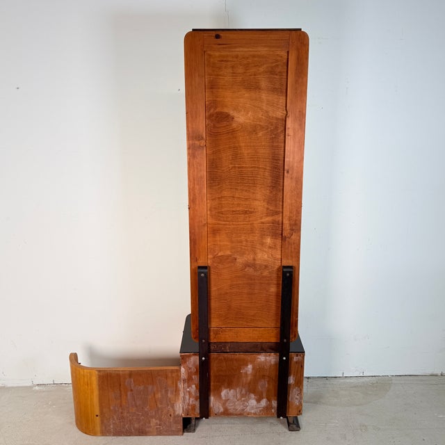 Vintage Burl Walnut Dressing Table by Jindřich Halabala for Up Závody, 1957 For Sale - Image 10 of 14