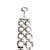 Late 20th Century Tiffany & Co. Sterling Silver Double Cushion Link Modernist Bracelet For Sale - Image 4 of 7