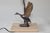 1970s Duck Table Lamp in Bronze-Toned Metal on Travertine Base, 1970s For Sale - Image 5 of 9