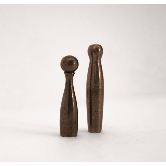 Mensch Ärgere Dich Nicht Game Pieces in Brass, 1960s, Set of 4 For Sale - Image 4 of 15