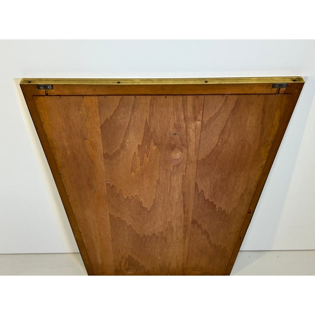 Gold Mirror in the style of Gio Ponti, 1950s For Sale - Image 8 of 11