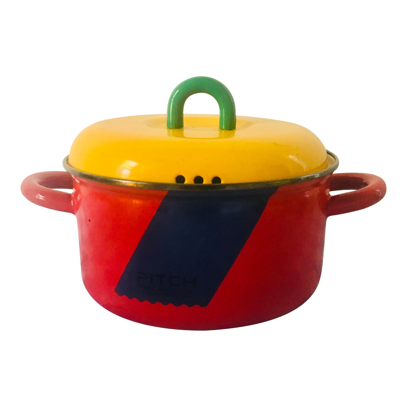 Vintage Memphis Postmodern Pitch Honey Ware “House Improvement Color on