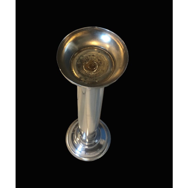 Large Vintage Chrome-Plated Metal Standing Ashtray, 1970s For Sale - Image 6 of 11