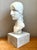 Mid-Century Modern Vintage Carved Marble Head Sculpture For Sale - Image 3 of 18