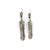 Traditional 1900-1909 Edwardian 18k White Gold Old Mine Cut Diamond Filigree Earrings, Pair For Sale - Image 3 of 10