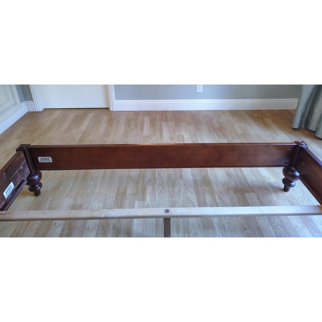 Wood Ethan Allen British Classics Queen Cayman Bed For Sale - Image 7 of 17