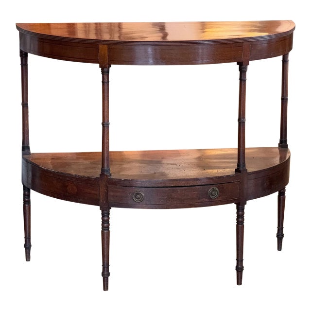 19th Century Demi Lune Console For Sale