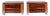 Mid-Century Burl Wood, Chrome and Acrylic Glass Nightstands, 1970s, Set of 2 For Sale