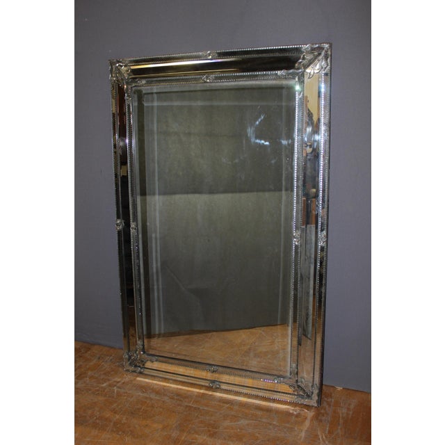 Large Venetian Mirror with Parecloses, 1800s For Sale - Image 5 of 15