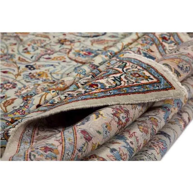 Traditional 1950s Persian Kashan Area Rug 10’10” X 14’2″ For Sale - Image 3 of 11