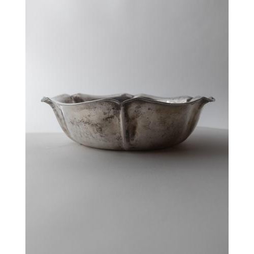 Vintage Silver Plated Fruit Bowl, 1940s For Sale - Image 4 of 11