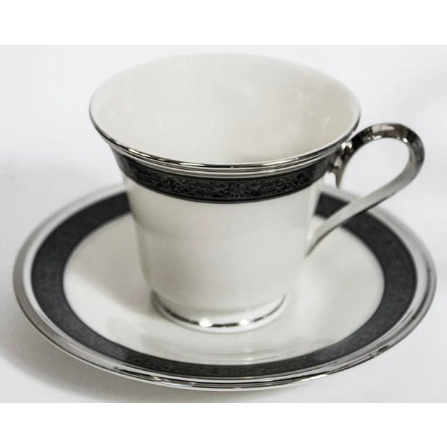 1980s Lenox China Moonlight Mood- Service for 12 Plus Sugar/Creamer 63 PCS For Sale - Image 5 of 7