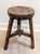 Early 20th Century Antique Primitive Chinese Elm Wood Stool - 1920s Wabi-Sabi For Sale - Image 5 of 13