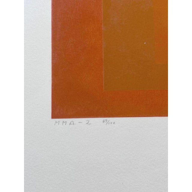 Josef Albers, Homage to the Square: MMA-2, 1970, Silkscreen For Sale - Image 7 of 9