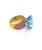 Blue Bochic "Orient" Vintage Blue Topaz & Pink Sapphire Cocktail Ring 18K Gold & Silver, Size 7 For Sale - Image 8 of 18