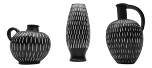 Studio Ceramic Vases by Wilhelm & Elly Kuch, Germany, 1960s, Set of 3