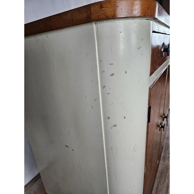 Vintage Kitchen Sideboard in Fir and Ant with Doors and Drawers, 1950 For Sale - Image 3 of 18