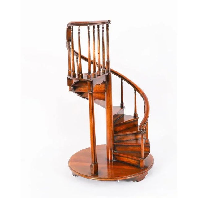 Vintage Architectural Spiral Staircase Model by Theodore Alexander, 20th Century For Sale - Image 3 of 15