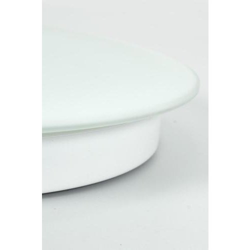 Ceiling Lamp in Frosted Glass For Sale - Image 4 of 7