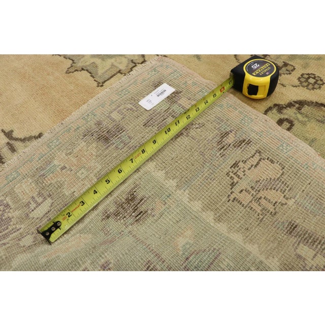 1960s Vintage Turkish Oushak Rug - 5'4" X 8'7" For Sale - Image 5 of 10
