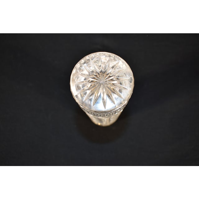 1930s English Cut Glass Vase, Circa 1930's For Sale - Image 5 of 8