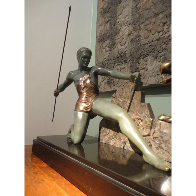 Art Deco Bronze Sculpture by Brault, 1920s For Sale - Image 13 of 18