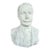 Antique French Signed Felix Desruelles Marble Bust Sculpture Hand Carved Life Size For Sale